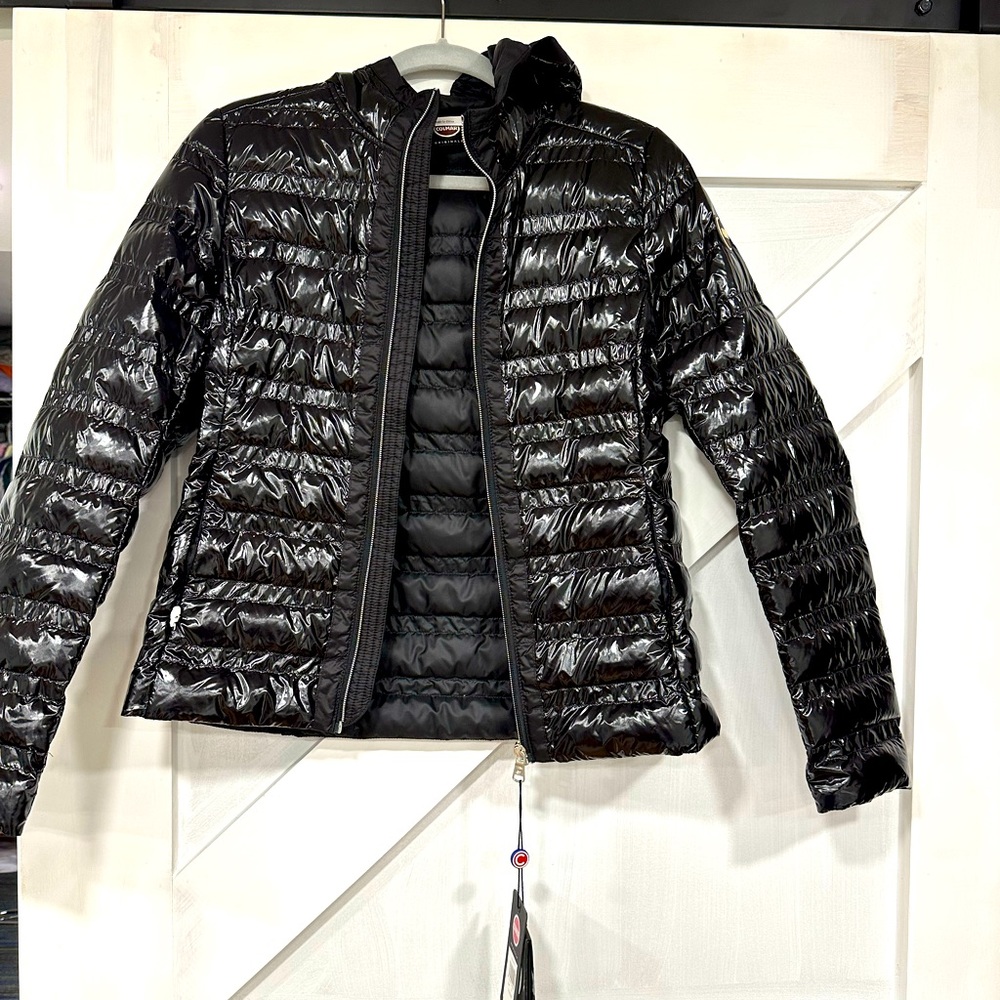 New With Tags. Stunning size 42 (women’s medium) Colmar Black Puffer Jacket